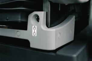 shut-off switch Pilot control shut-off lever OPG Top Guard, Level II Retractable seat belt