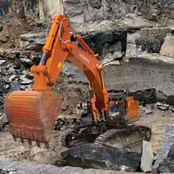 Perfect balance between productivity and sustainability ZX870LCR-5 ZX870LCR-5 Sustainable efficiency The sustainable development of the Hitachi product range to minimise its impact on the environment
