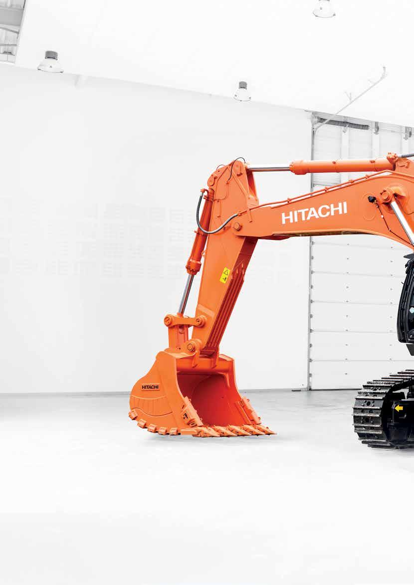 DEMAND PERFECTION The Hitachi ZX890 6 is the result of continuous development over decades at the world s biggest excavator factory in Japan.