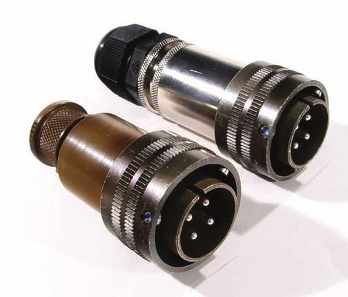 AI Coercial and Military Applications Amphenol Industrial Reverse ayonet AI AI Series is basically a MILDTL5015 (MILC5015) connector, but with an improved coupling system.
