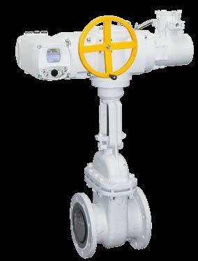 for shutoff purpose at pipelines transporting hot steam, light oil products, liquid and gaseous non-aggressive and aggressive mediums, including those with increased content of hydrogen sulfide and