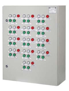 4 БЭЗ GATE VALVE ACTUATOR CONTROL PANELS Cabinets with retractable units are an upgraded version of КСАТО series cabinets with increased usable space for electric motor power supply units, shutoff