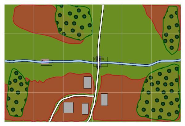 Historically, this brought them into contact with the 1 st Cavalry Brigade but for our purposes we shall continue with the 2 DLC. Terrain is far more open than the previous battles.