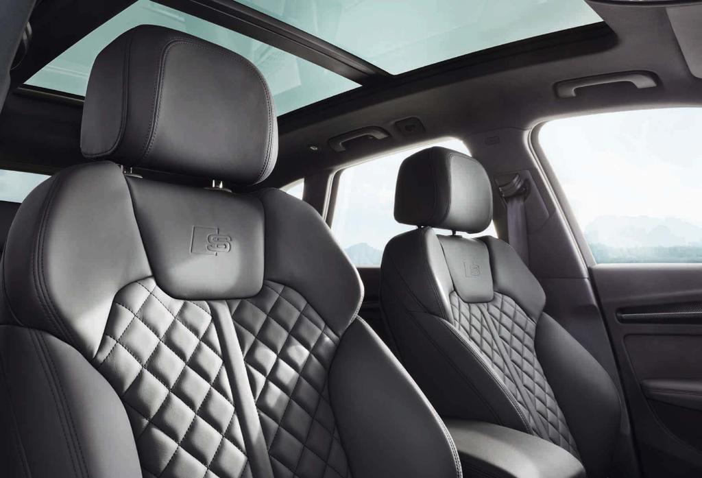 12 Interior These sporty items increase stamina and appreciation: on request, the sport seats, front,