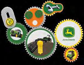+ Push along tractor and wagons with removable farmer