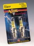 Spark Plugs Accel CycleLite Platinum Spark Plugs Platinum-tipped high-performance plugs will maintain a precise gap longer for more consistent ignition performance and better mileage.
