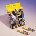 Accel U-Groove Spark Plugs The ground electrode builds the spark to a ball of fire flame providing a smoother idle and better combustion.