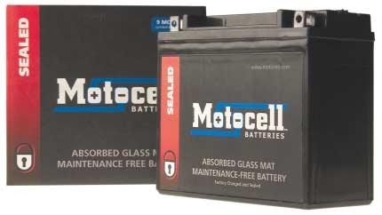 Motocell Batteries Motocell Batteries Designed to provide powersports enthusiasts with high quality affordable batteries. All Motocell Batteries come with a 9-month warranty.
