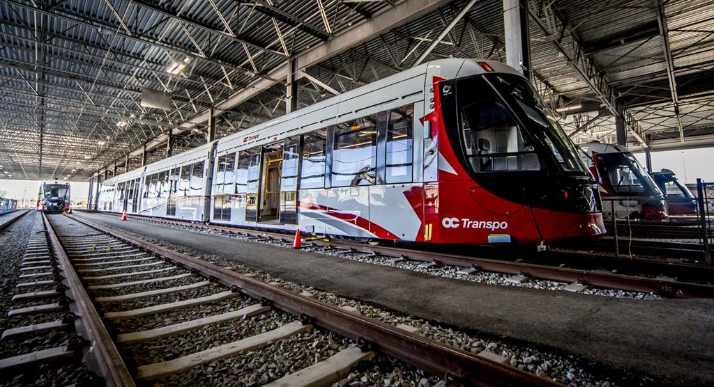 Vehicle Assembly 34 trains will comprise the Confederation Line system upon opening Today,