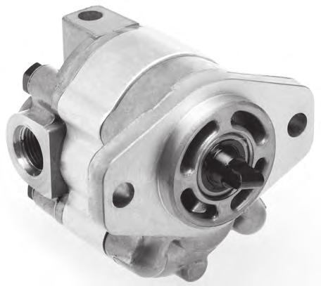 Technical Information Series D Performance Data Series D Fixed Displacement, Pressure-Loaded Gear Pump Features Pressure-loaded design Efficient, simple design - few moving parts Exceptionally