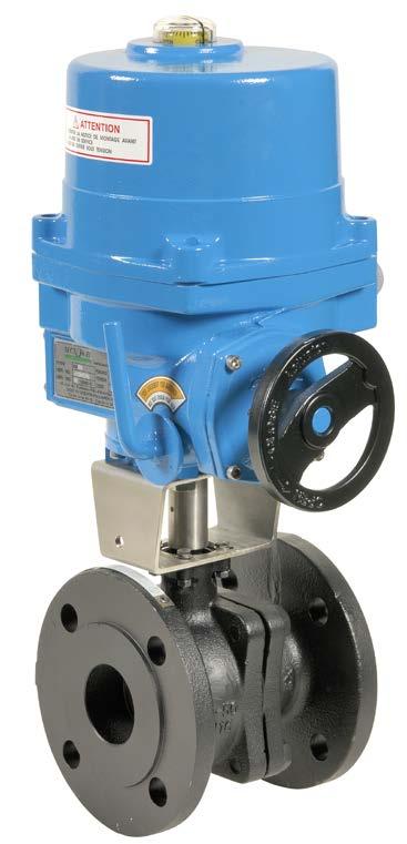 505-507 VALVES WITH NA ELECTRIC ACTUATOR CHARACTERISTICS The 505+NA and 507+NA cast iron ball valves are dedicated to the automatic opening/shut-off of pipes carrying low pressure unloaded common