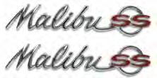 their conversions on fenders, hoods, and trunk lids. Baldwin Motion often used these emblems on the valve covers of their super cars.