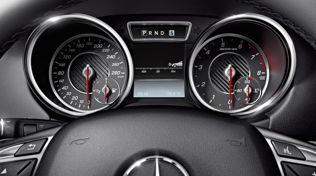 Product Highlights: Distance Pilot DISTRONIC Standard on all models 32 When the system is activated using the familiar cruise control stalk (governed range from 19 to 124 mph, and from 0 to 124 mph
