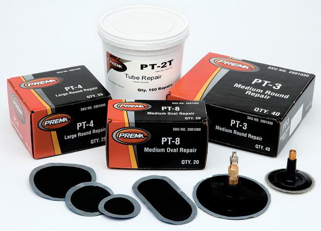 866-657-762 (Toll Free) Tube Repairs and Replacement Valves PREMA Tube Repairs are manufactured with soft PREMATACK cushion gum rubber that provides maximum green tack.