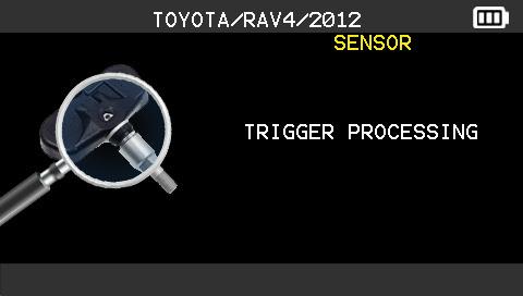 Position the sensor in front of the tool antenna to check the sensor.