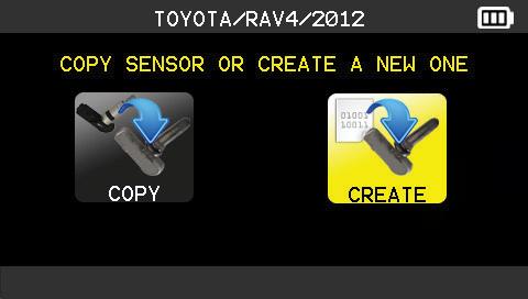 3.2. "CREATE SENSOR ID" SECTION This section is to create a MMY specific sensor if the "old" sensor can't be cloned.