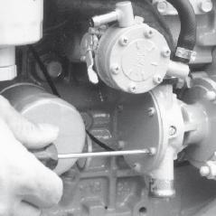 Maintenance Raw water pump inspection Every 1000 operating hours.
