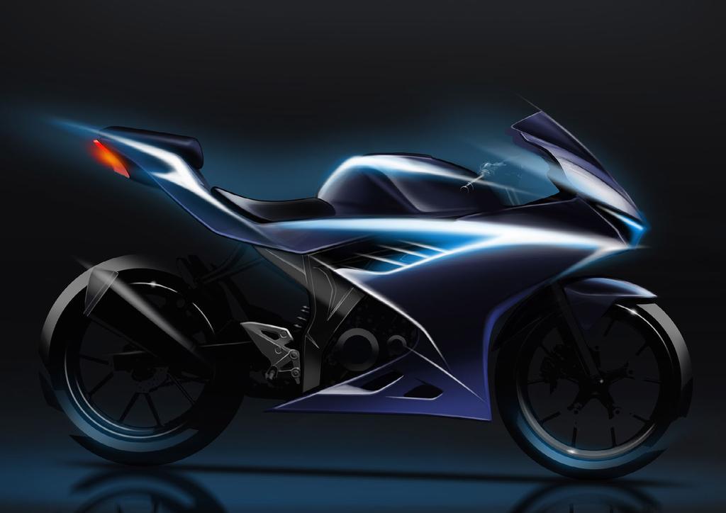 DESIGN STYLING CONCEPT Sleek And Aggressive Bodywork, Developed In The Wind Tunnel An aggressive look and a high-quality finish that reflects the heritage of the GSX-R series.