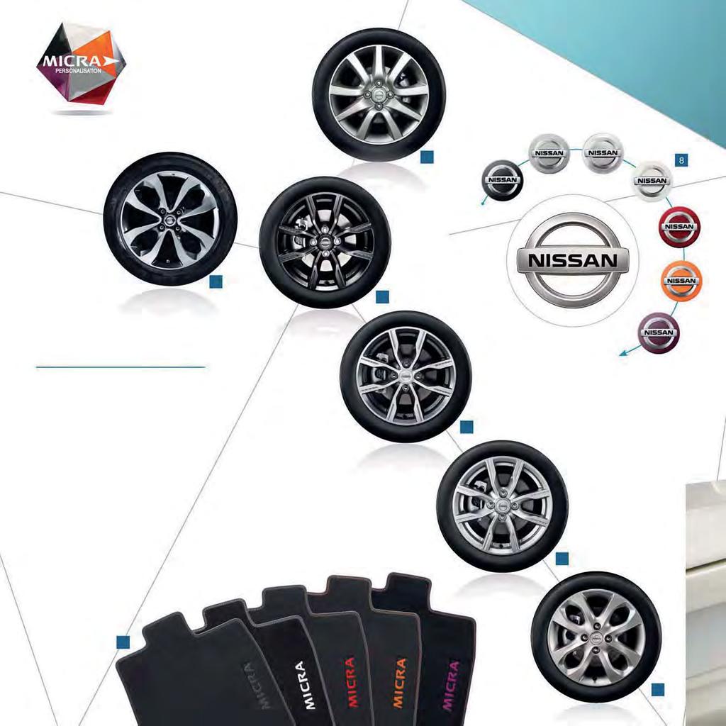 9 8 8_ Centre caps: piano black (), metallic grey (7), chrome (), solid white (), force red (), orange racing (7), black purple (0) 9_ Roof spoiler () 0_ Sport pedals () _ Lockable wheel nuts ()