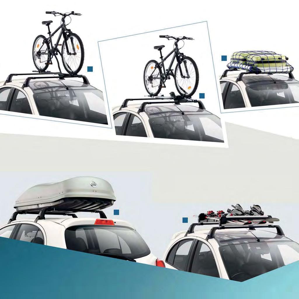 _ Load carrier, steel () _ Single bicycle carrier, steel (7) _ High grade bicycle carrier, aluminium (8) _ Luggage rack