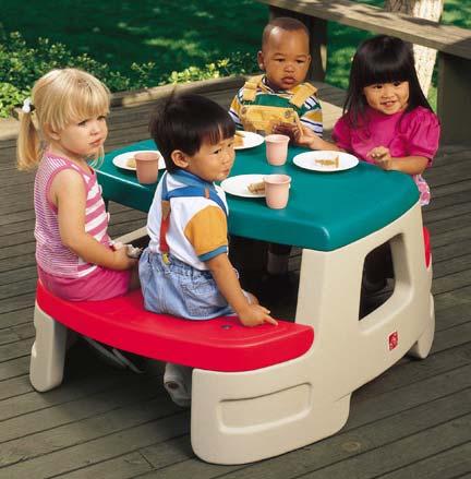 cm Age : 2 10 Years Big Top Picnic Table Code :