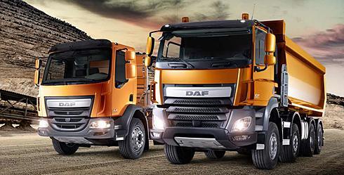 New DAF LF & CF Euro 6 Construction New DAF LF & CF Euro 6 Construction With appearance and features needed in really tough routes, new DAF LF & CF Construction stand out for their operation,