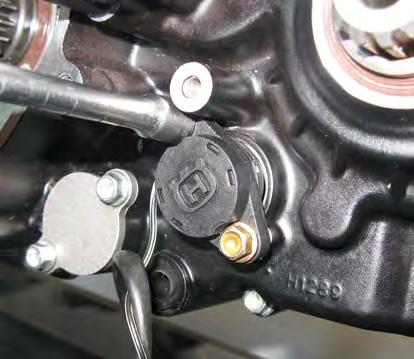ENGINE DISASSEMBLY Gear sensor removal - Loosen the