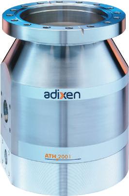 HYBRID TURBOMOLECULAR PUMPS ATH SERIES ATH 200 Optimized for low pressure applications 200 150 Pumping speed ATH 200 (I) DN 100 Nitrogen Helium An ultimate pressure of 10-10 mbar Pumping speed (l/s)
