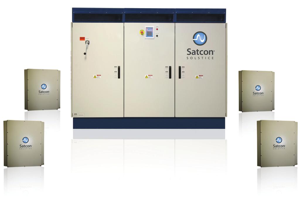 P nverters Solstice 100 kw UL SDMS-100-UL 5-12% mprovement in Total Energy Harvest 20-25% Reduction in Balance of System Expense Complete Management Solution Boosts total system power production by