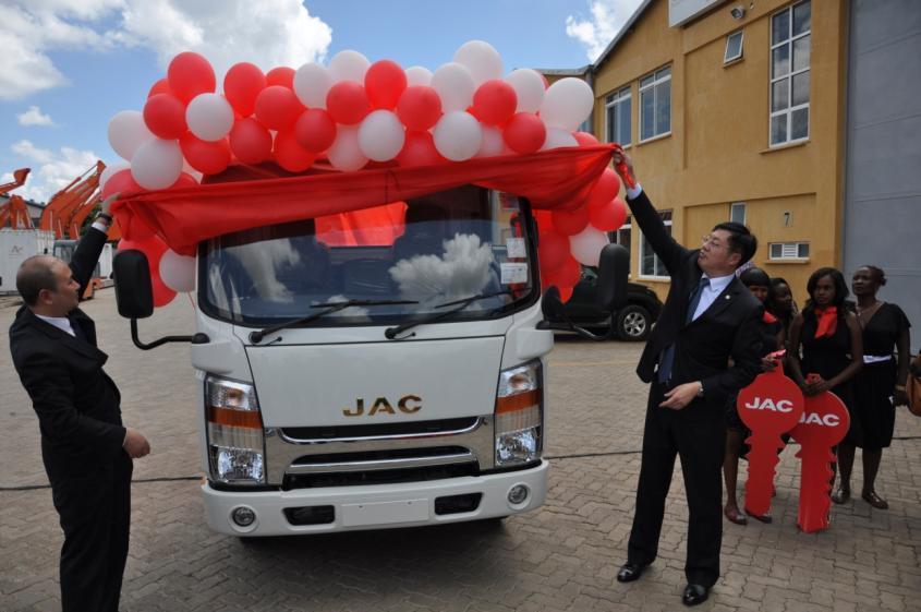 Except for light trucks, JAC will also bring its pick up, heavy duty trucks, etc. to enlarge its products portfolio.