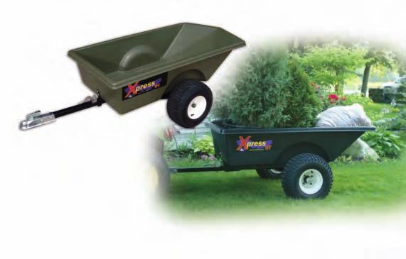 Use the X-press Trailer for smaller, household jobs such as hauling plants, shrubs,