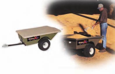 Optional Trailer Cover: HD fabric with sewn-in shock cord & additional tie cords to seal out mud, dirt, snow & debris.