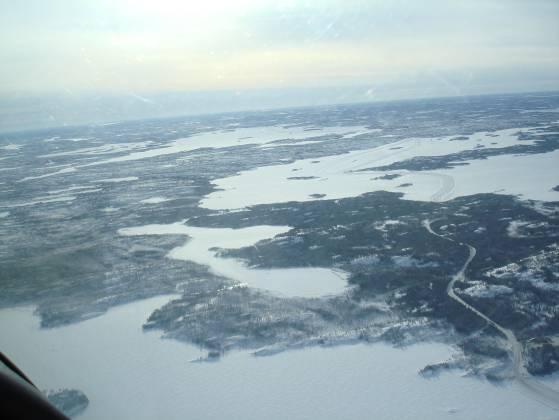 IMPROVING ON THE TRADITIONAL ICE ROAD ROUTES CAN BE MODIFIED AND PORTAGES