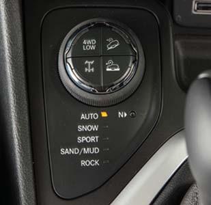 STARTING AND OPERATING Rotate the Selec-Terrain knob to select the desired mode.