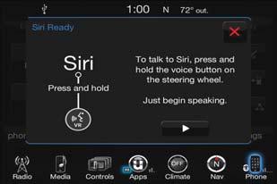 Getting Started Ensure Siri is enabled on your iphone.