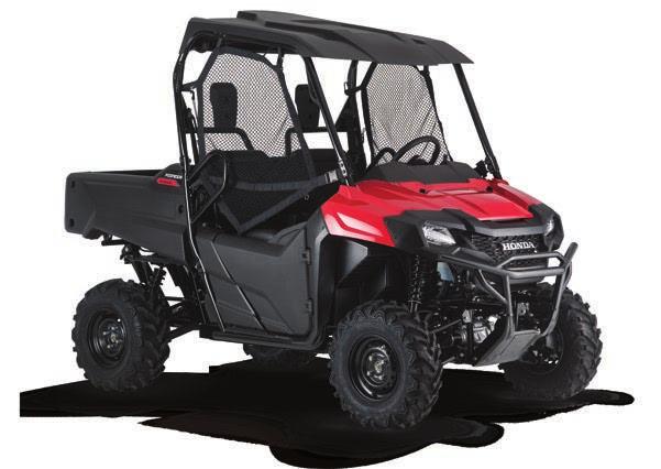 ADDITIONAL FEATURES Powered by Honda s proven fuel injected, 675cc, liquid-cooled, OHV single-cylinder, four-stroke engine the Pioneer 700-2 has lots of