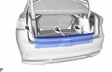 REMOVE FRONT LUGGAGE COMPARTMENT TRIM COVER (for Fold