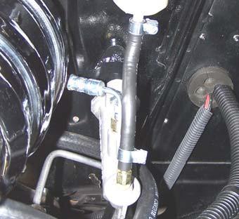 1955-1957 CHEVY 1955-1957 CHEVY (UNDER DASH) Typical Master Cylinder Assembly: LINE FROM RESERVOIR ADJUST TO CORRECT PEDAL
