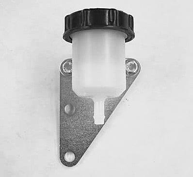 3. Assemble the reservoir to the bracket using hardware supplied (part # CAA-PACK A).