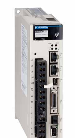 Sigma-7 - The new Benchmark for Servo Drives 50 W 15 kw Advantage of Sigma-7 SERVOPACKS SIL 3 for STO, PL-e, CAT 3 Speed frequency response: 3.