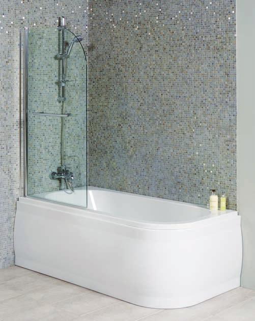 BATHS - Shower Micro Luxury Shower & Whirlpool Left Hand Shower Bath left hand 1600 L 1600 W 800 H 440