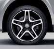 GLS 350 d GLS 350 d Sport GLS 500 Mercedes-AMG GLS 63 Alloy Wheels* 58R 20" 10-Spoke light-alloy wheels in silver F: 275/50 R20 8.5 J x 20 R: 275/50 R20 8.