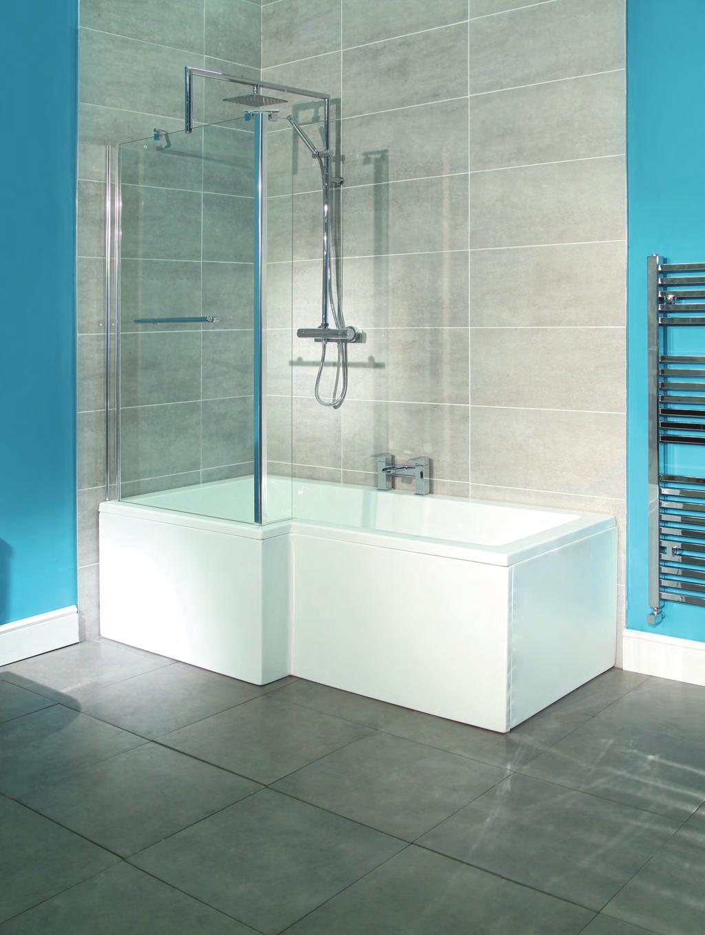 BATHS - Shower Baths Shower Baths If you re re-fitting your bathroom and find yourself a little short of space but simply can t choose between a shower enclosure and a bath, you might be wise to