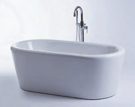 BATHS - s Tub An all new compact free standing bath with surround. This Tub bath also features adjustable feet and is ideal for where space is limited.