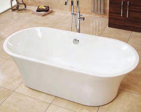 A spacious bath made from the highest quality acrylic and manufactured to a stunning design specification.