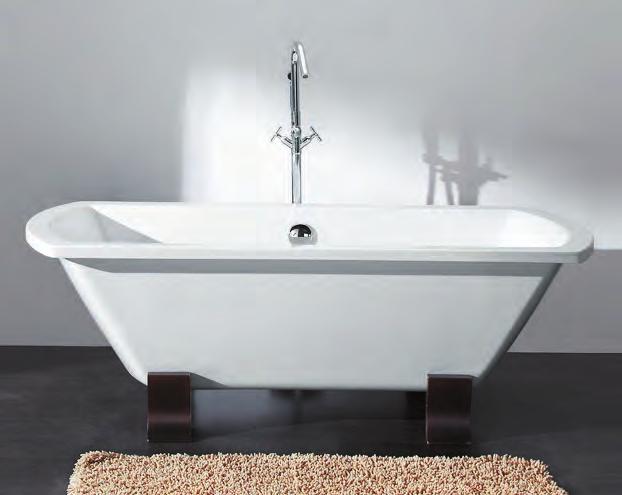 It is delivered without pre-drilled tap holes allowing more possibilities when deciding which tap(s) will compliment this stunning bath.