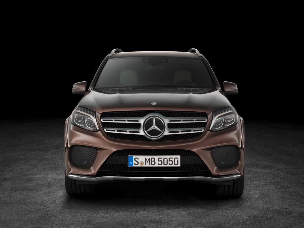 GLS 550 4M Exterior Design European Model Shown. AMG Line Exterior - Standard on the GLS 550 4M This design and equipment line lends the exterior an even more dynamic and athletic character.