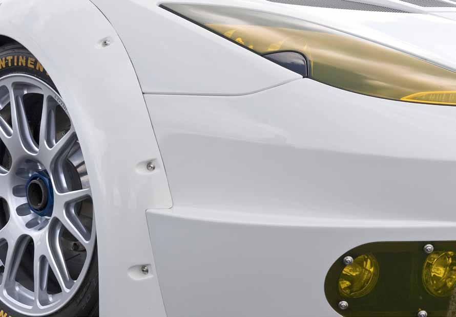 With wider wheels and stunning moulded wheel arches to cover them, the GX and GTC cars