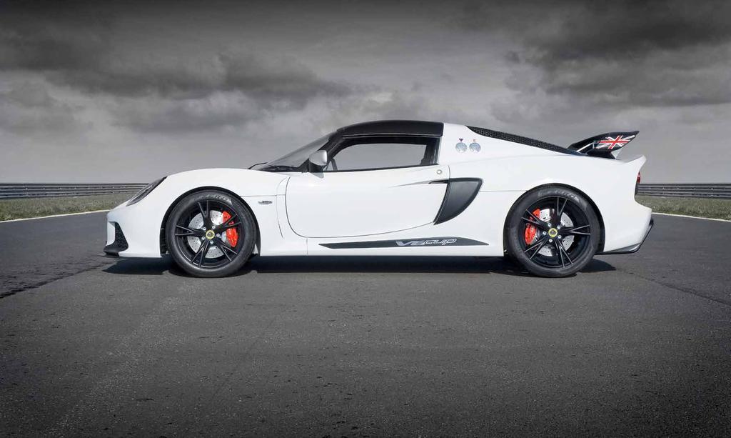 THE LOTUS Exige V6 cup The new road-going Lotus Exige V6 Cup builds upon the success of the previous Series 2 Exige Cup 240/255 and 260.