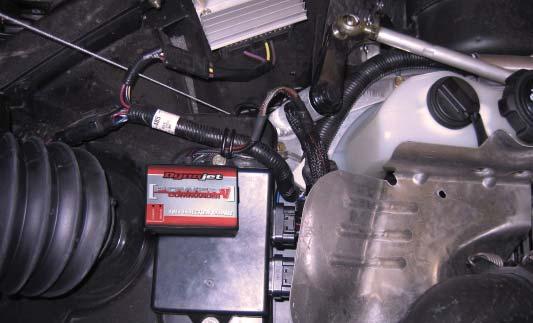 FIG.D 5 Using the supplied velcro, secure the PCV to the top of the ECU as shown in Figure D.